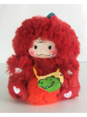 Three Babies Toy Matchy Lacy Series Red Baby Dinosaur 4" Plush